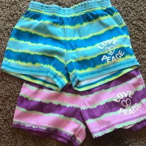 Little girls shorts size 8 selling together